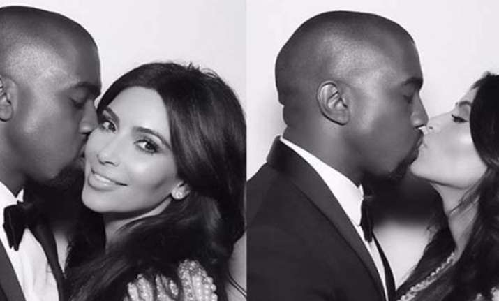 Kim Kardashian kissing pics with Kanye West on Twitter - IndiaTV News ...