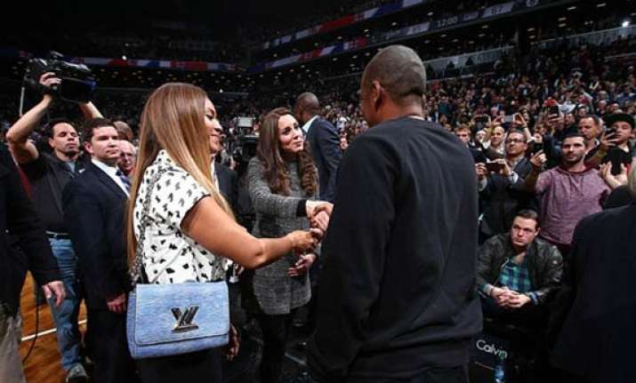 royal couple meets beyonce jay z