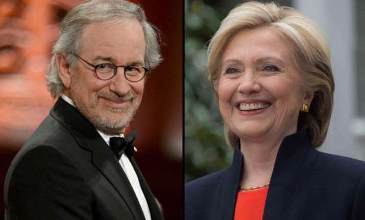 spielberg donates 1 mn to hillary clinton s super pac