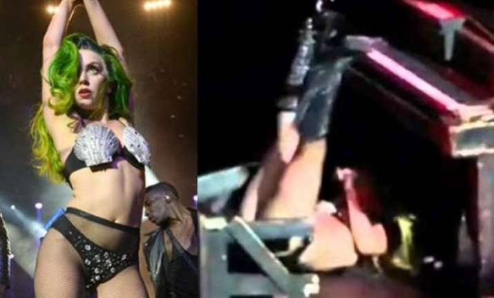 when lady gaga had a great fall