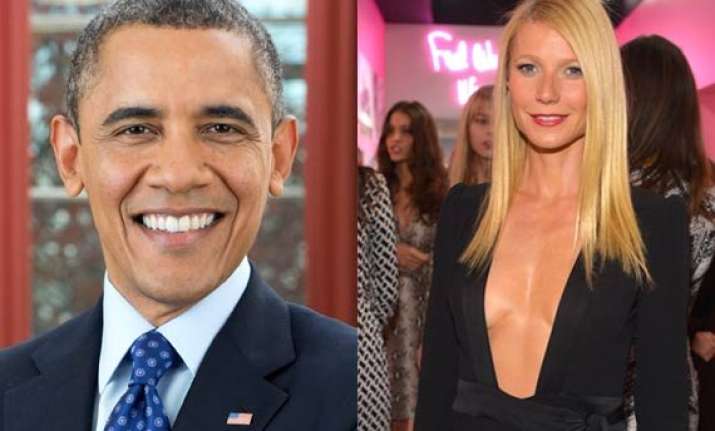 gwyneth paltrow tells barack obama you re so handsome