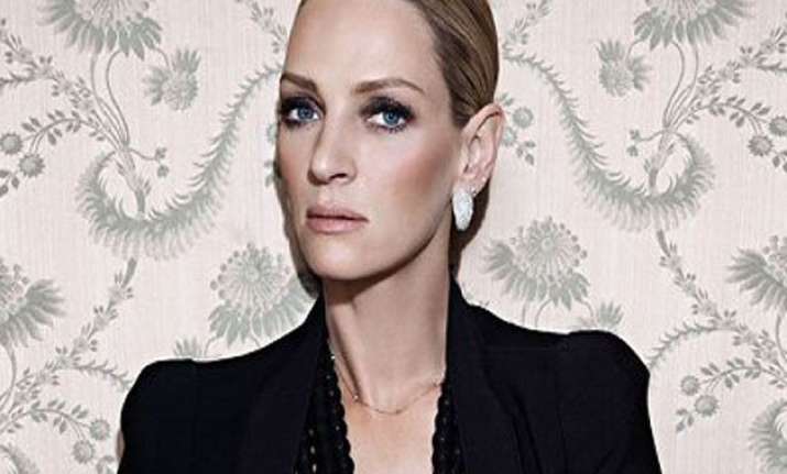 uma thurman trying to learn swedish