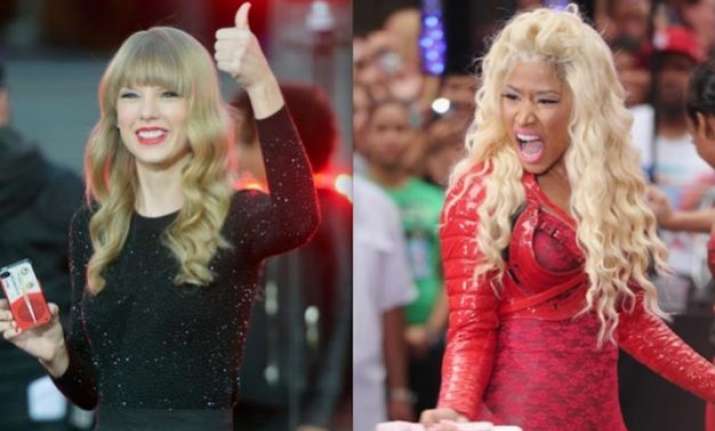 nicki minaj taylor swift in twitter spat
