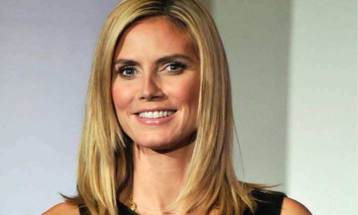 heidi klum thinks about beau during lingerie shoots