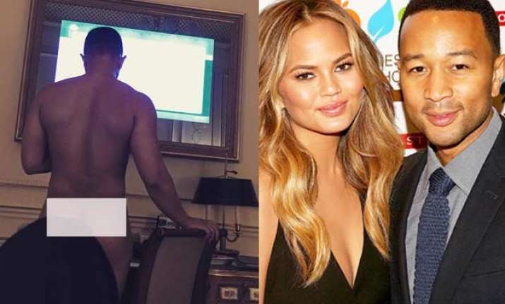 john legend s wife posts his nude image