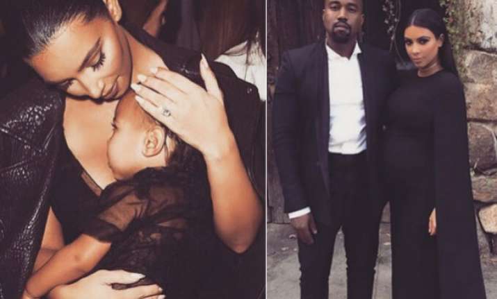 kim kardashian shares first photo of son saint west see pic