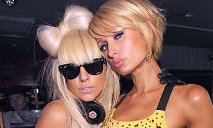 paris hilton is boring says lady gaga