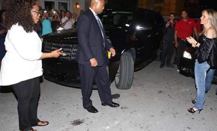 when oprah winfrey s driver ran over a woman s foot