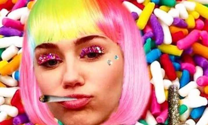 miley cyrus flaunts raunchy images see pics