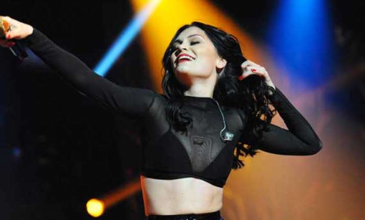 jessie j shows off underwear