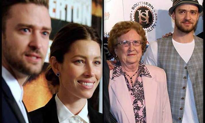 justin timberlake s grandmother worried about his marriage