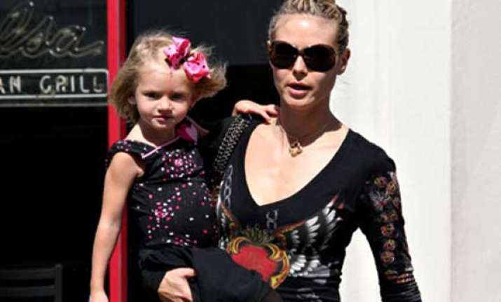kids inspire heidi klum for new clothing collection