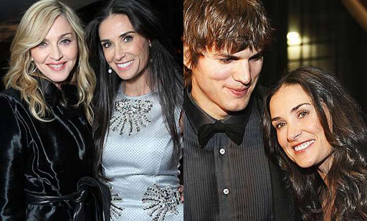 ashton kutcher spoils ex wife demi moore s friendship with