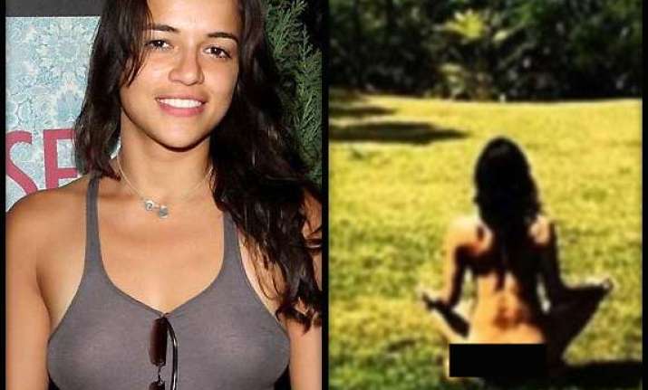 michelle rodriguez shares naked photo of her on instagram