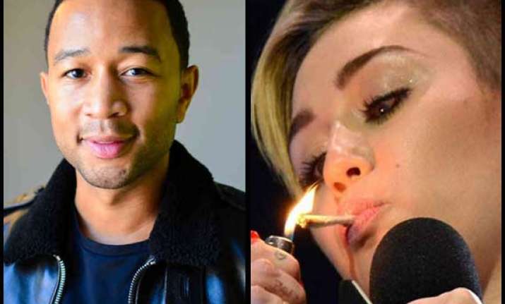 miley cyrus is harmless says john legend