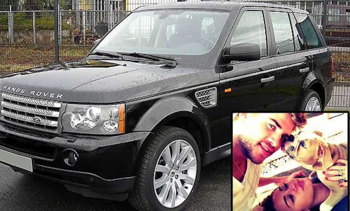 miley s pets hit the jackpot with range rover sport see pics