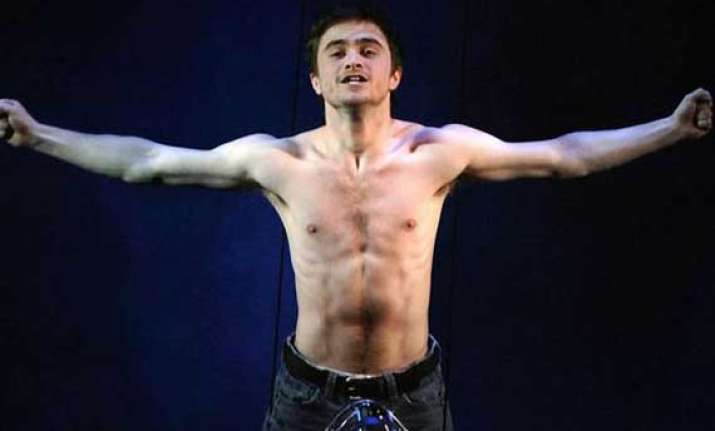 radcliffe comfortable being nude on screen