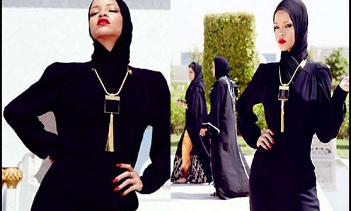 rihanna in trouble over raunchy photo shoot in abu dhabi