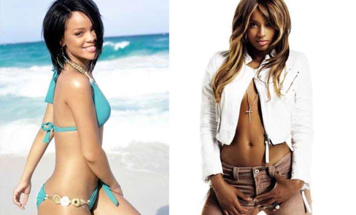 rihanna ciara get into catfight on twitter