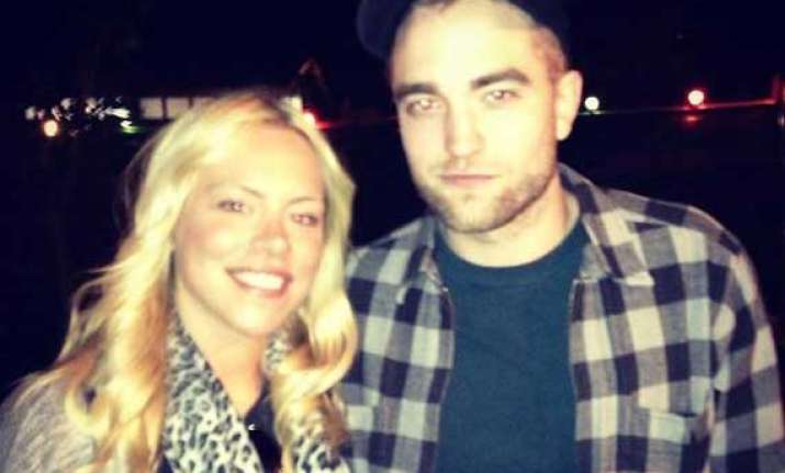 robert pattinson spotted with a mystery blonde