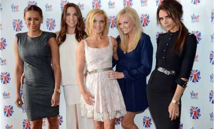 spice girls enjoy festive get together