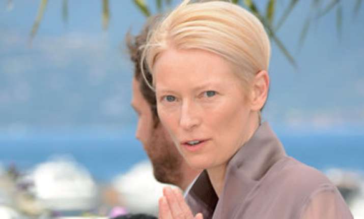 tilda swinton becomes chanel girl