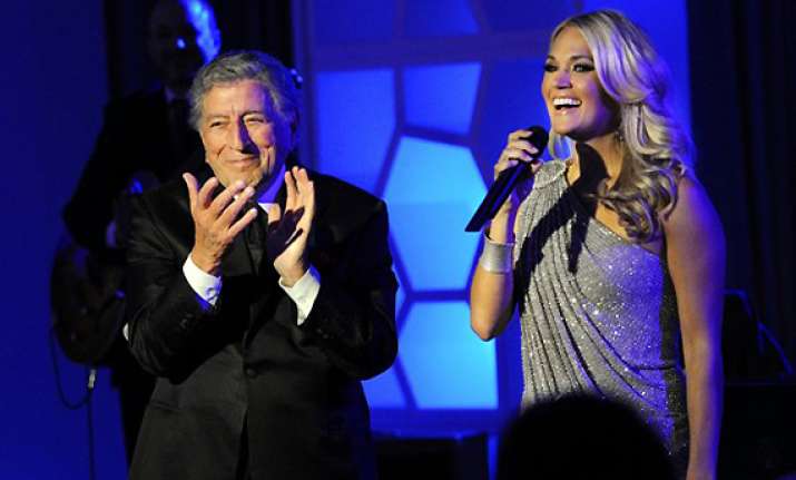 tony bennett and carrie underwood perform duet at grammy