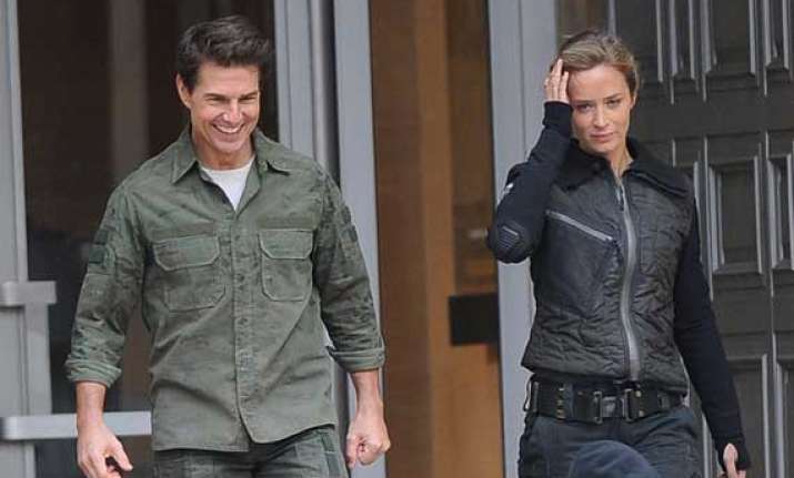 when tom cruise brought smile on emily brunt face after she