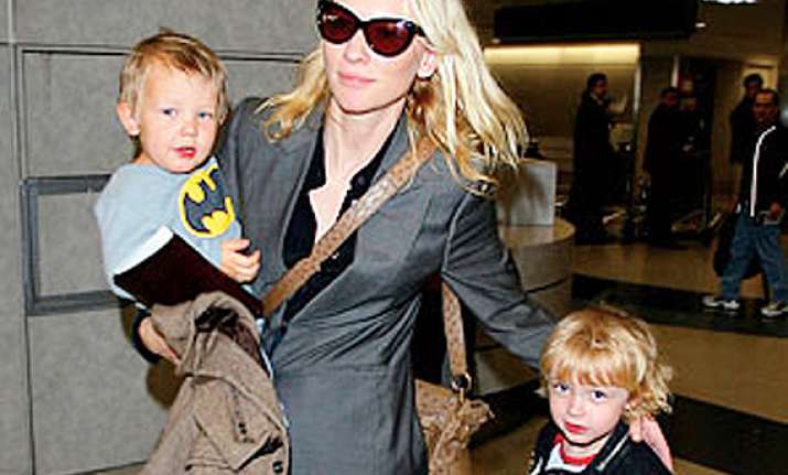 kids persuaded me to sign how to train... cate blanchett