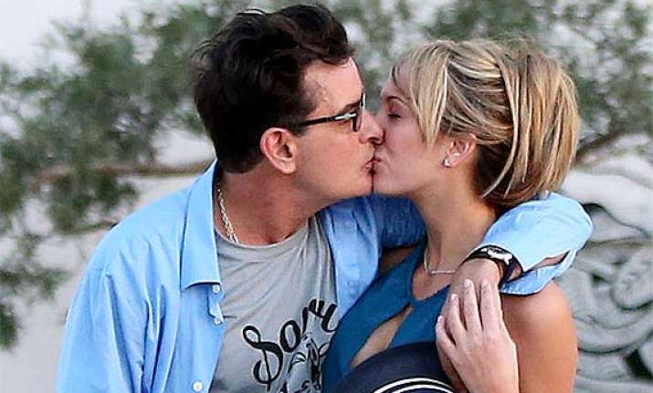 charlie sheen wants kids with brett rossi see pics