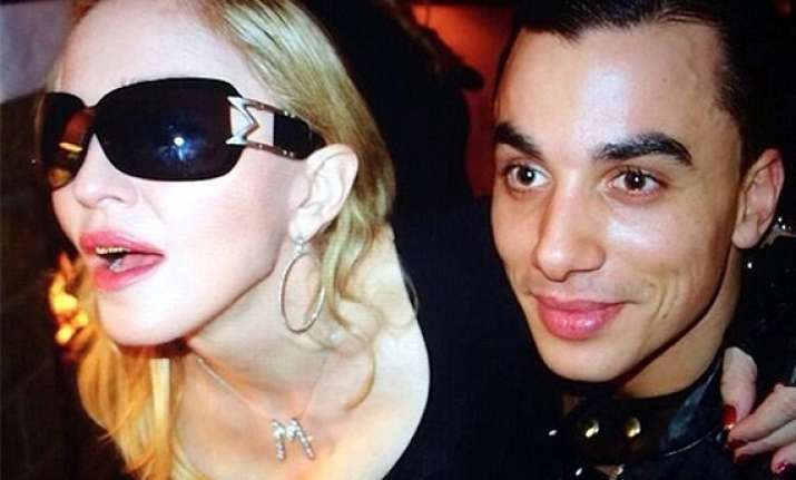 madonna s new beau gels well with her son