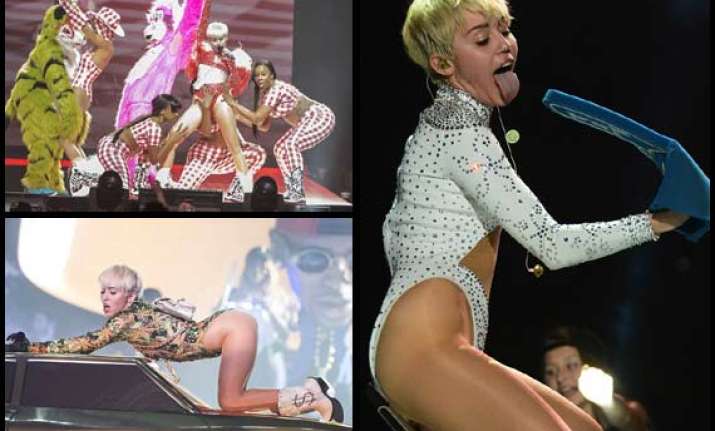 shocking miley cyrus gives her most racy performance so far