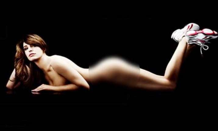 deadly curves model s nude hoardings causing distraction