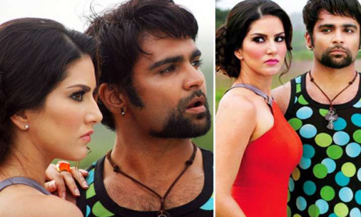 sunny leone spotted on the sets of jackpot view pics