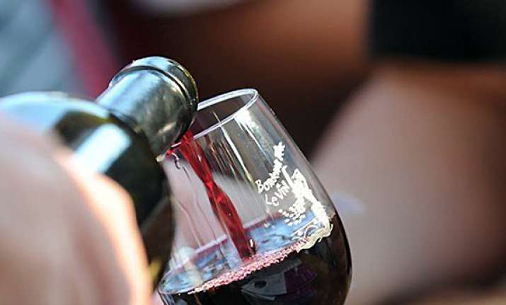 a festival of wine at bordeaux