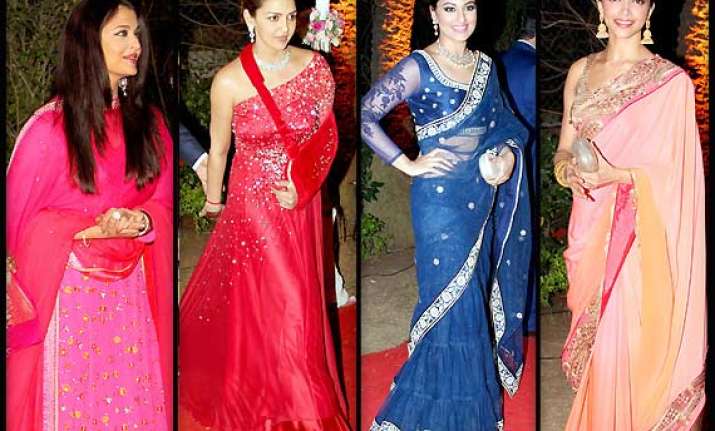 ahana deol wedding aishwarya esha sonakshi deepika rekha