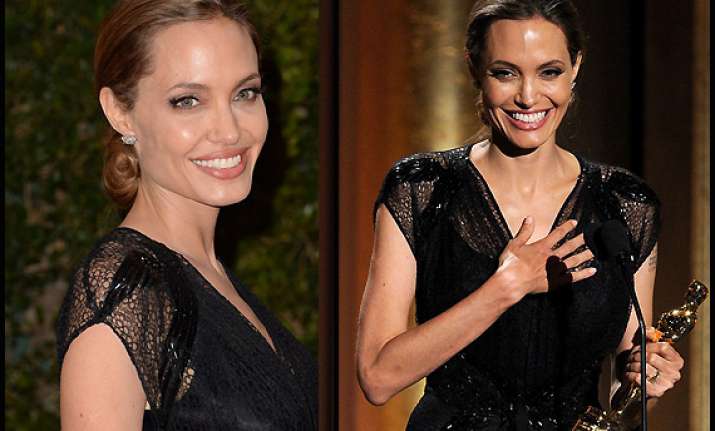 Angelina Jolie Gets Humanitarian Award (view Pics) | Lifestyle News ...