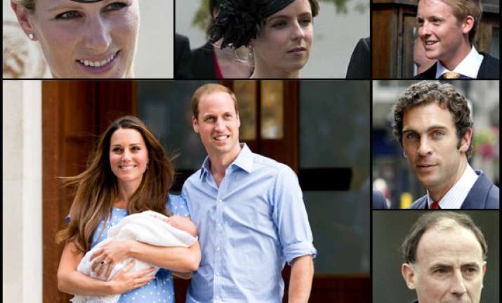 blessed prince kate and william chose 7 god parents for son