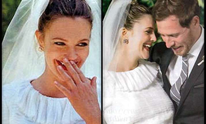 drew barrymore doles out wedding makeup tips view pics