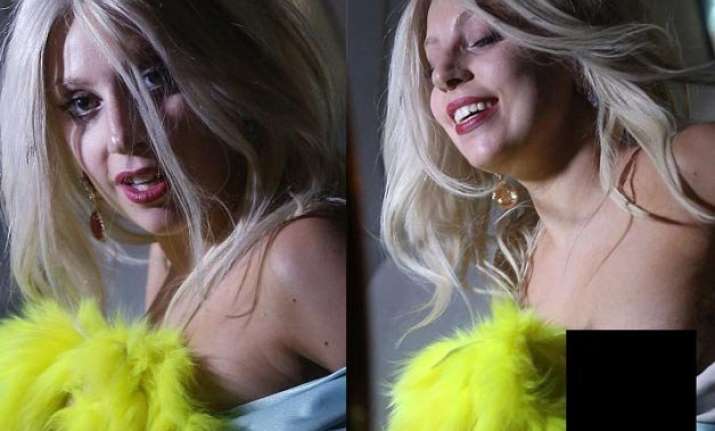 lady gaga suffers terrible wardrobe malfunction