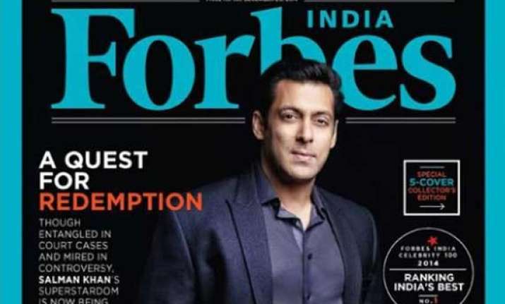 salman khan beats shah rukh khan in forbes 2014 celebrity