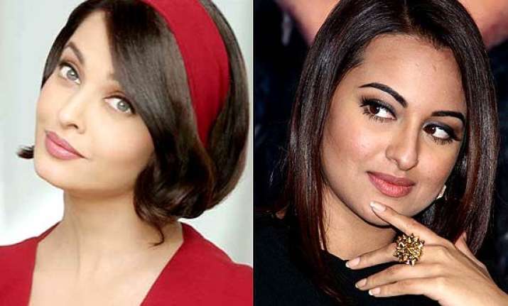 aishwarya rai copies sonakshi sinha dons short hair look