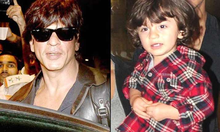 Shah Rukh Khan copies son AbRam's hairstyle (see pics 