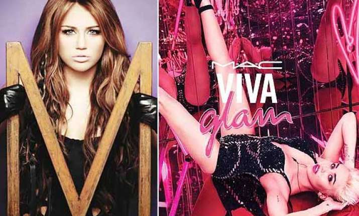 miley cyrus collaborates with a cosmetic brand to raise