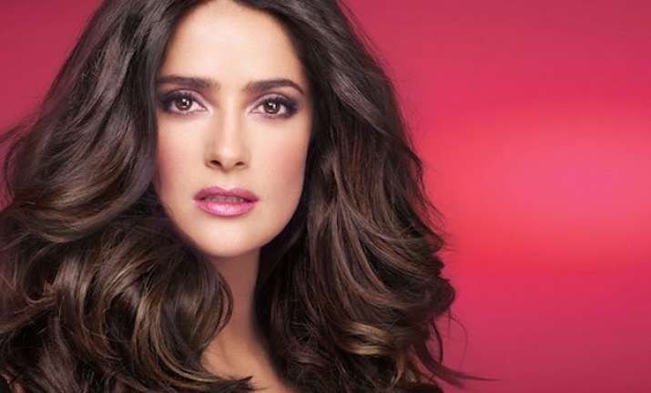 salma hayek eats worms