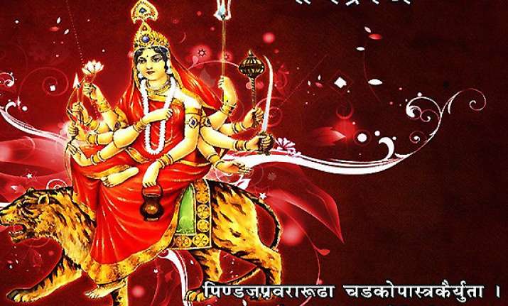 navratri special day 3 jai maa chandraghanta see pics