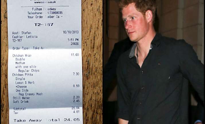late night 24 snack for prince harry view pics