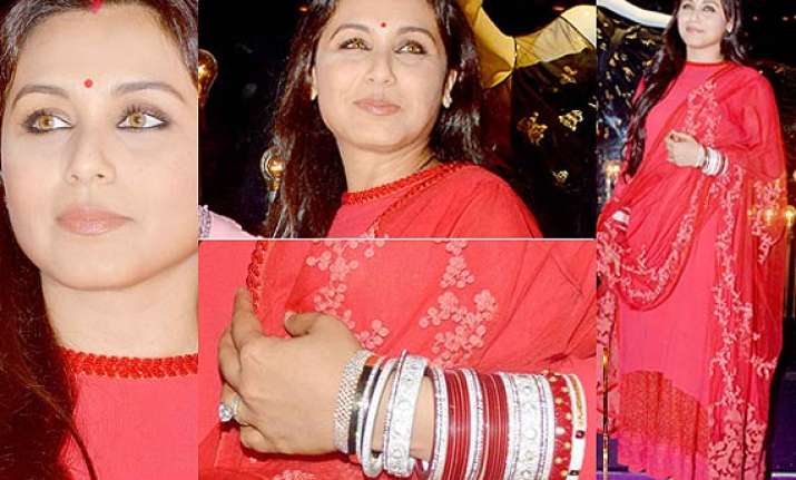 newlywed rani mukerji looks ecstatically beautiful in chuda