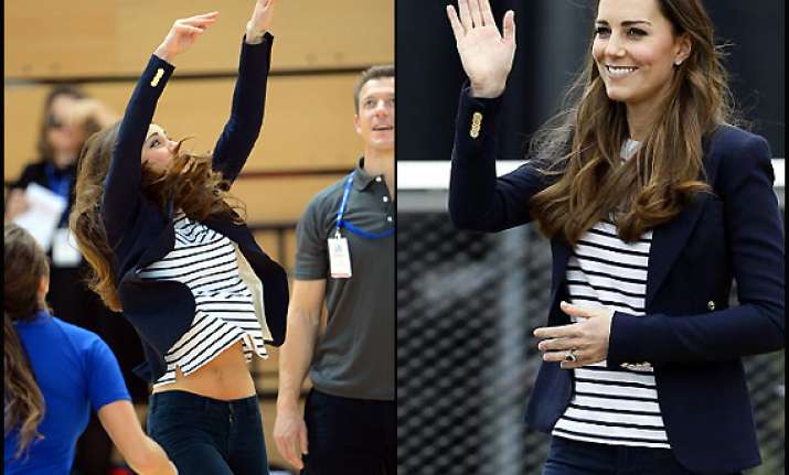 royal tummy is back in shape kate middleton shows off a