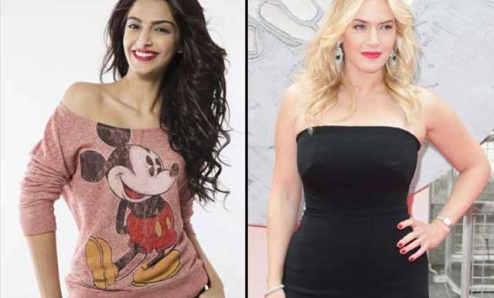 sonam kapoor appreciate cate blanchett kate winslet for the